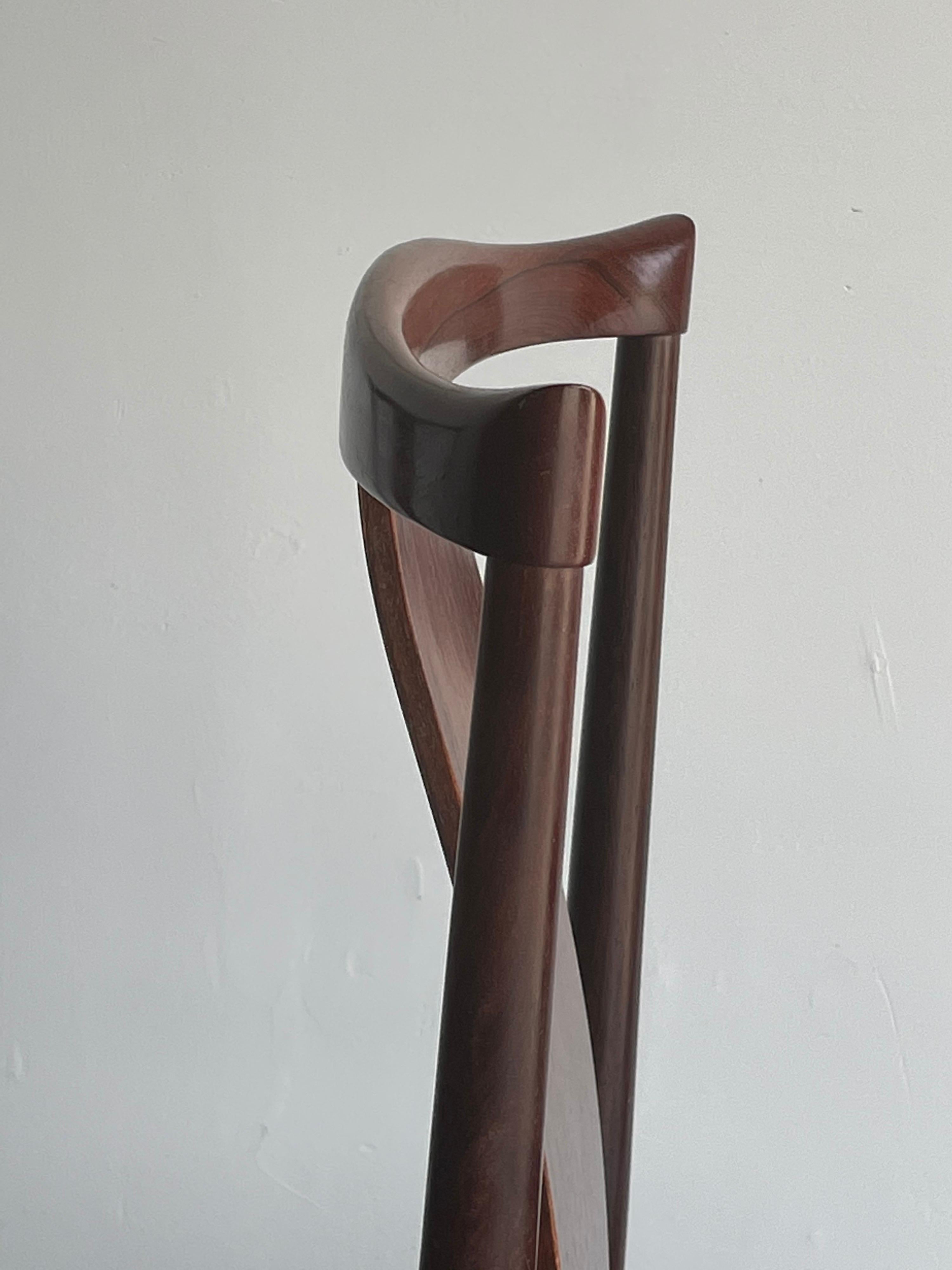 Four Rosewood Dining Chairs by Henning Sorensen 5