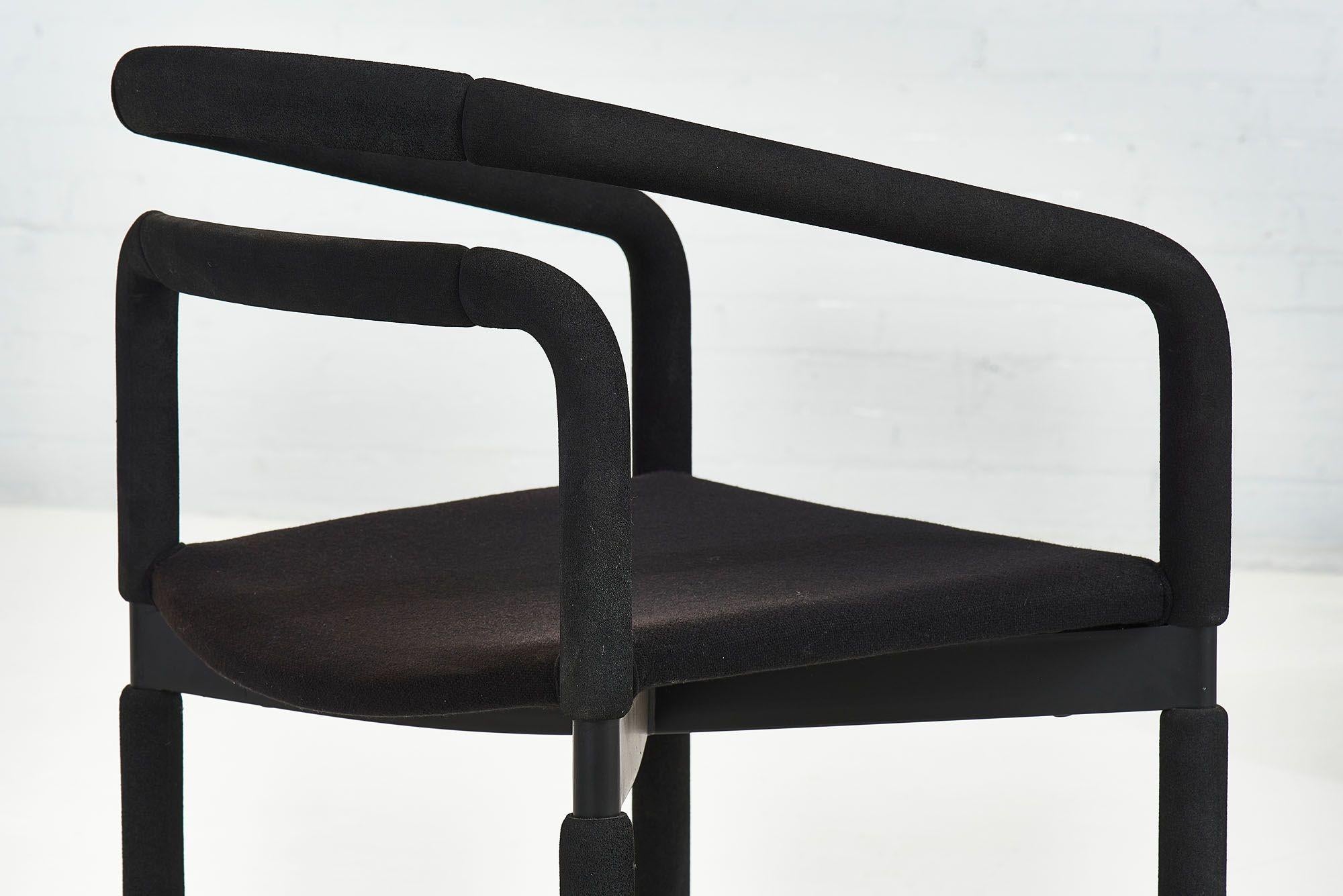 Sedie in gomma per Metropolitan Furniture di Brian Kane, 1987 in vendita 2