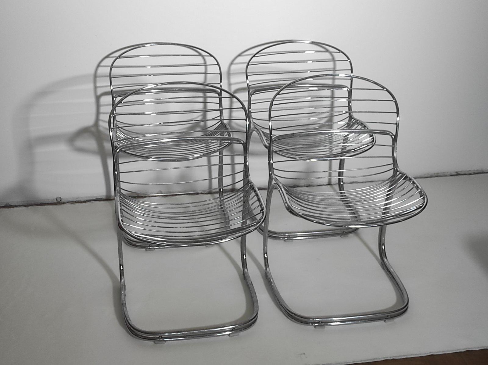 Sabrina Chairs by Gastone Rinaldi for Rima 1970s