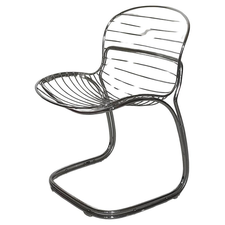 Four Sabrina Chairs By Gastone Rinaldi for Rima Italy 1970s