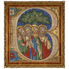 Four Saints, after Illumination by Olivetan Master Italian Renaissance Artist