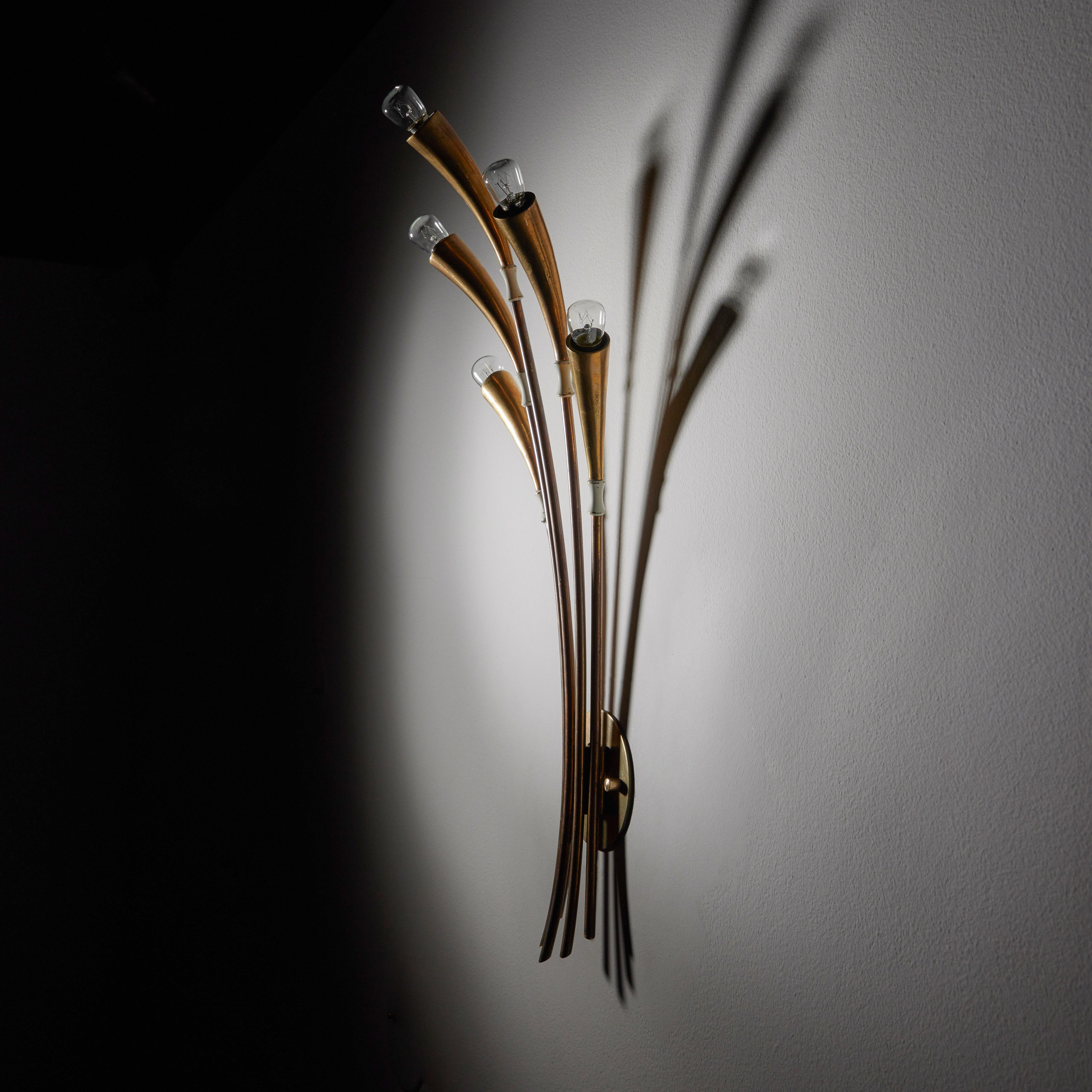 Mid-20th Century Single Sconce by Oscar Torlasco for Lumi