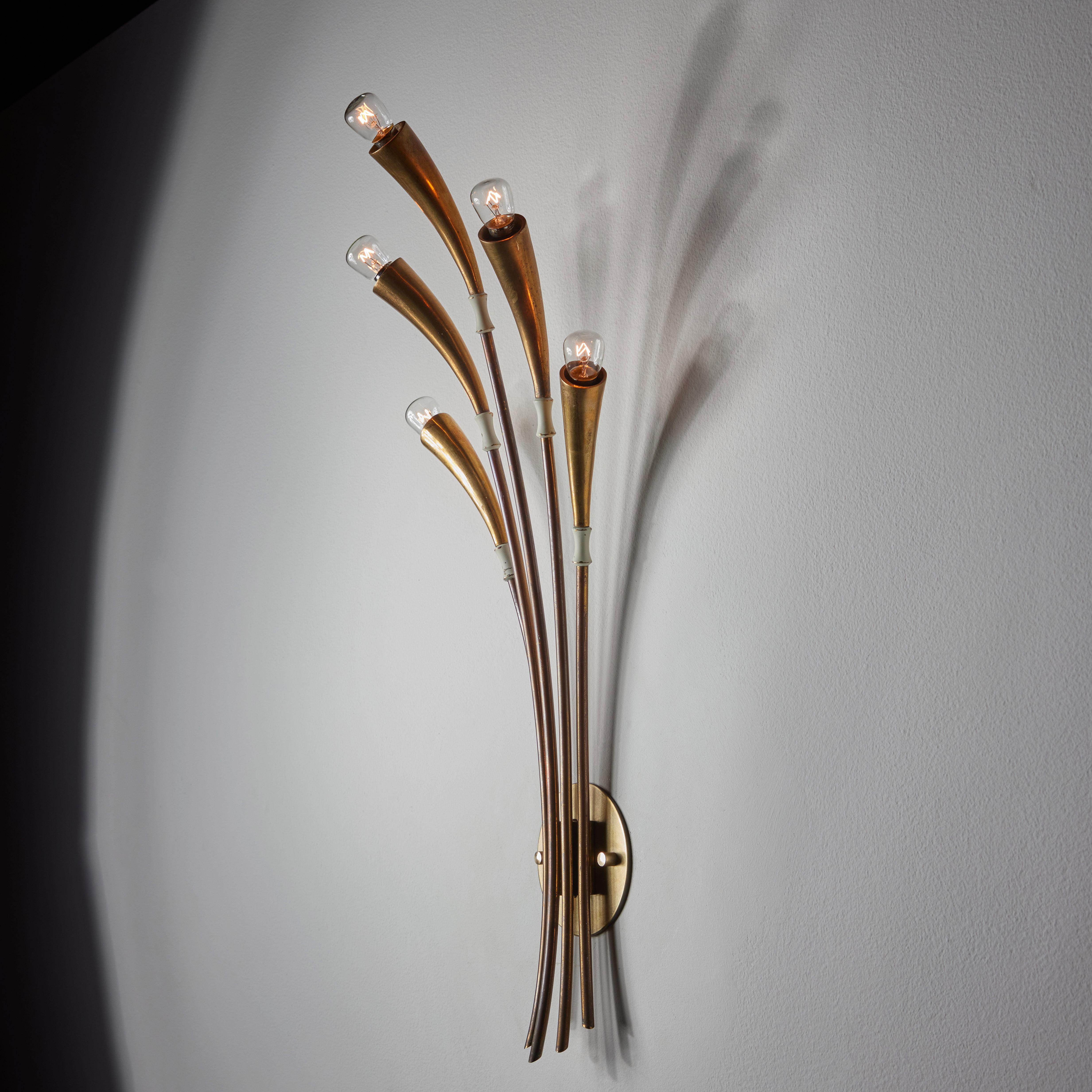 Single Sconce by Oscar Torlasco for Lumi In Good Condition In Los Angeles, CA