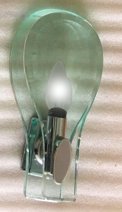 Quattro lampade nello stile di Fontana Arte, Italia, 1970