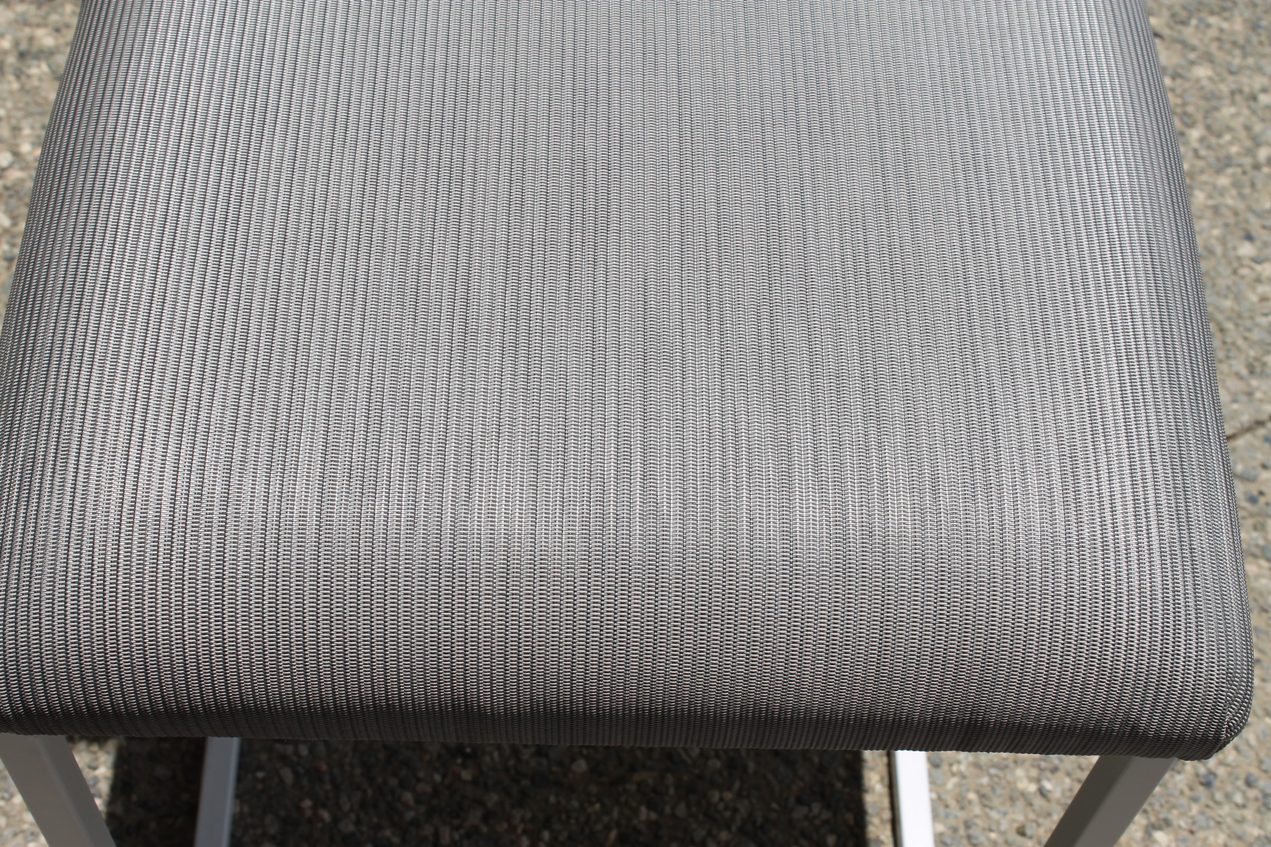 Four Sculptural High-Back Steel Chairs 2