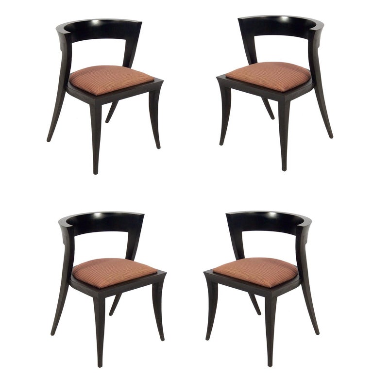Four Sculptural "Prometheus" Dining Chairs at 1stDibs