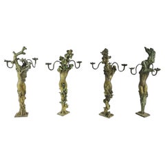 Femme quatre saisons en bronze (4 modèles) de Patrick LAROCHE Sculptor Designer