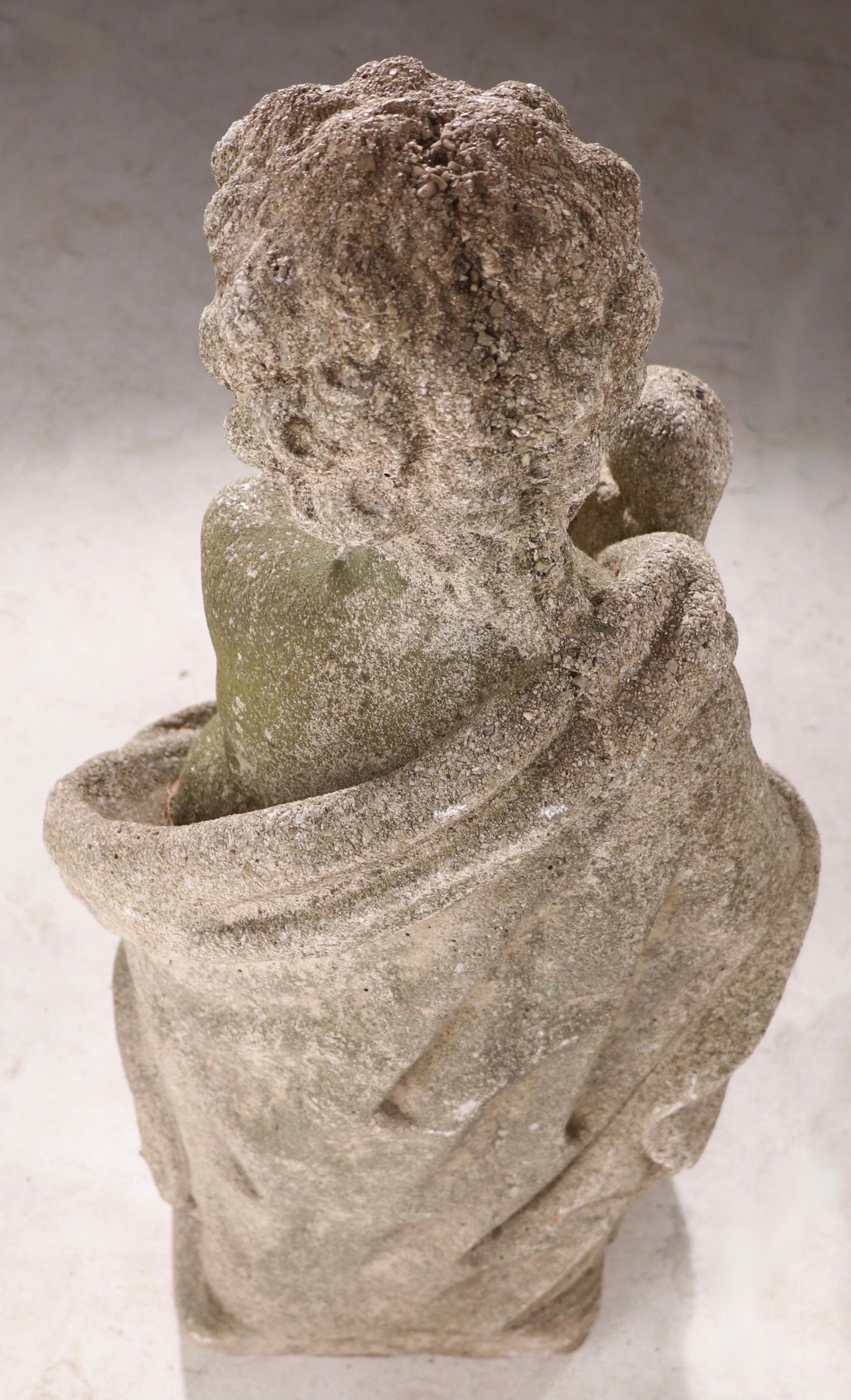 Four Seasons Cast Stone Garden Statues 1