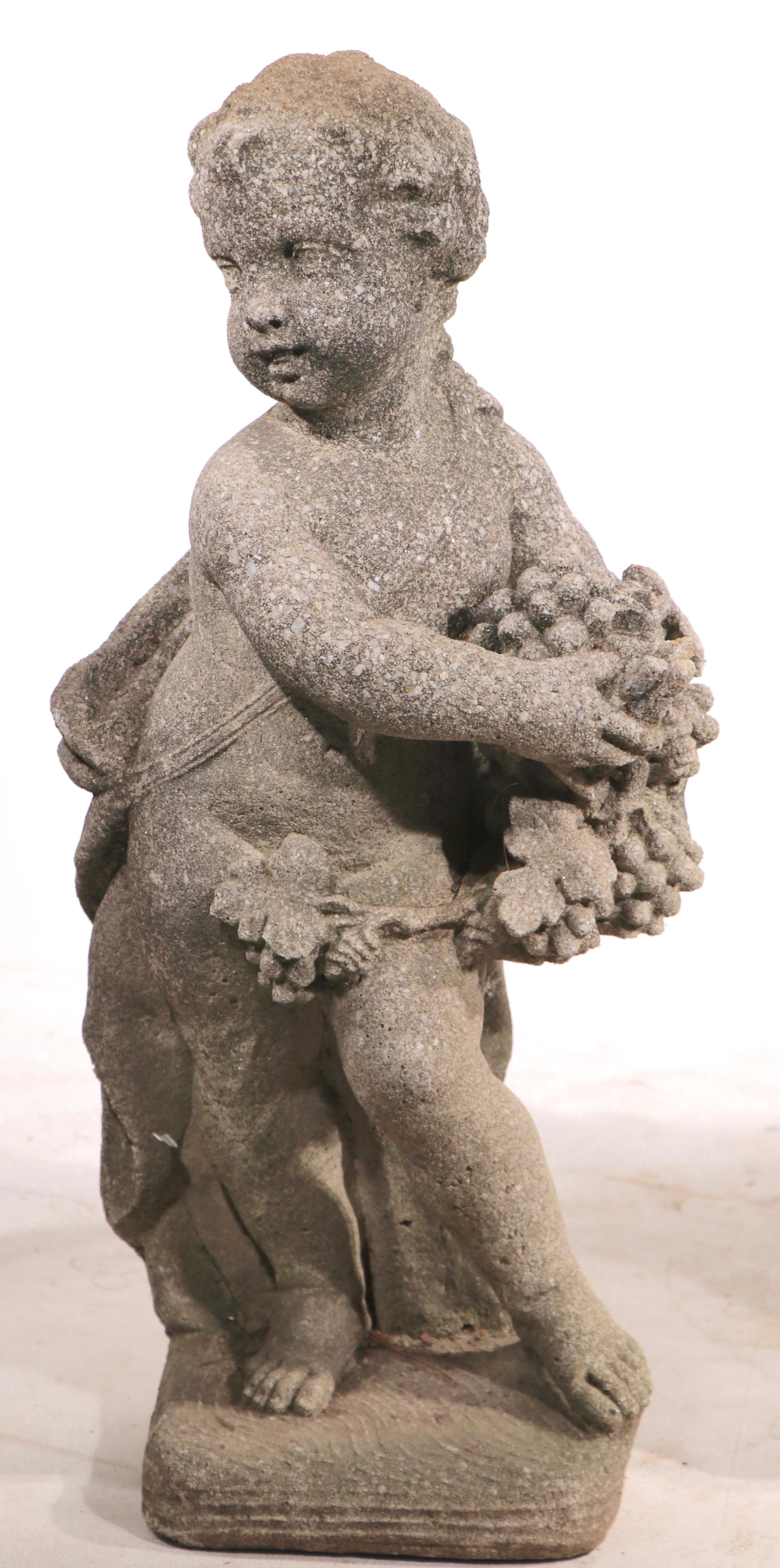 4 seasons cherub statues