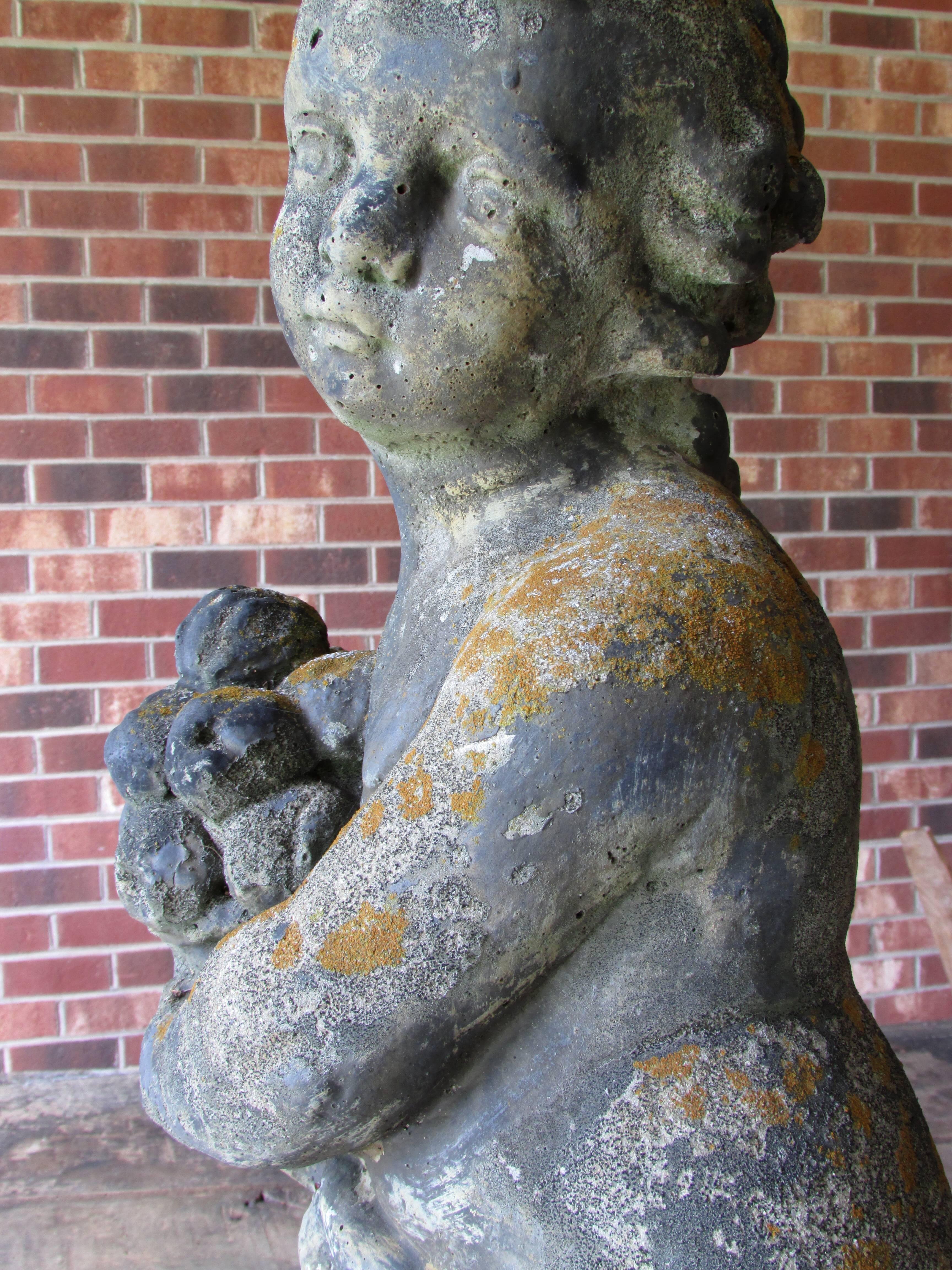 Four Seasons Cherubs Cast Stone For Sale 1