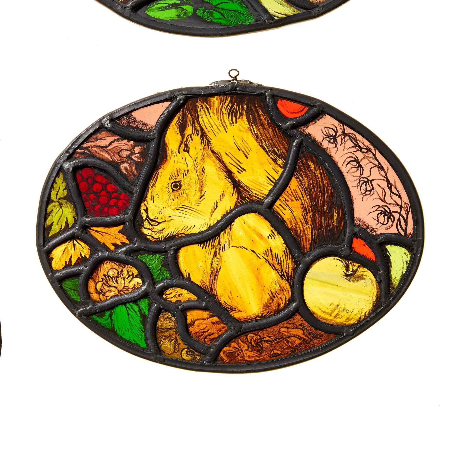 Vidrieras emplomadas Four Seasons en Bueno estado para la venta en Wormelow, Herefordshire