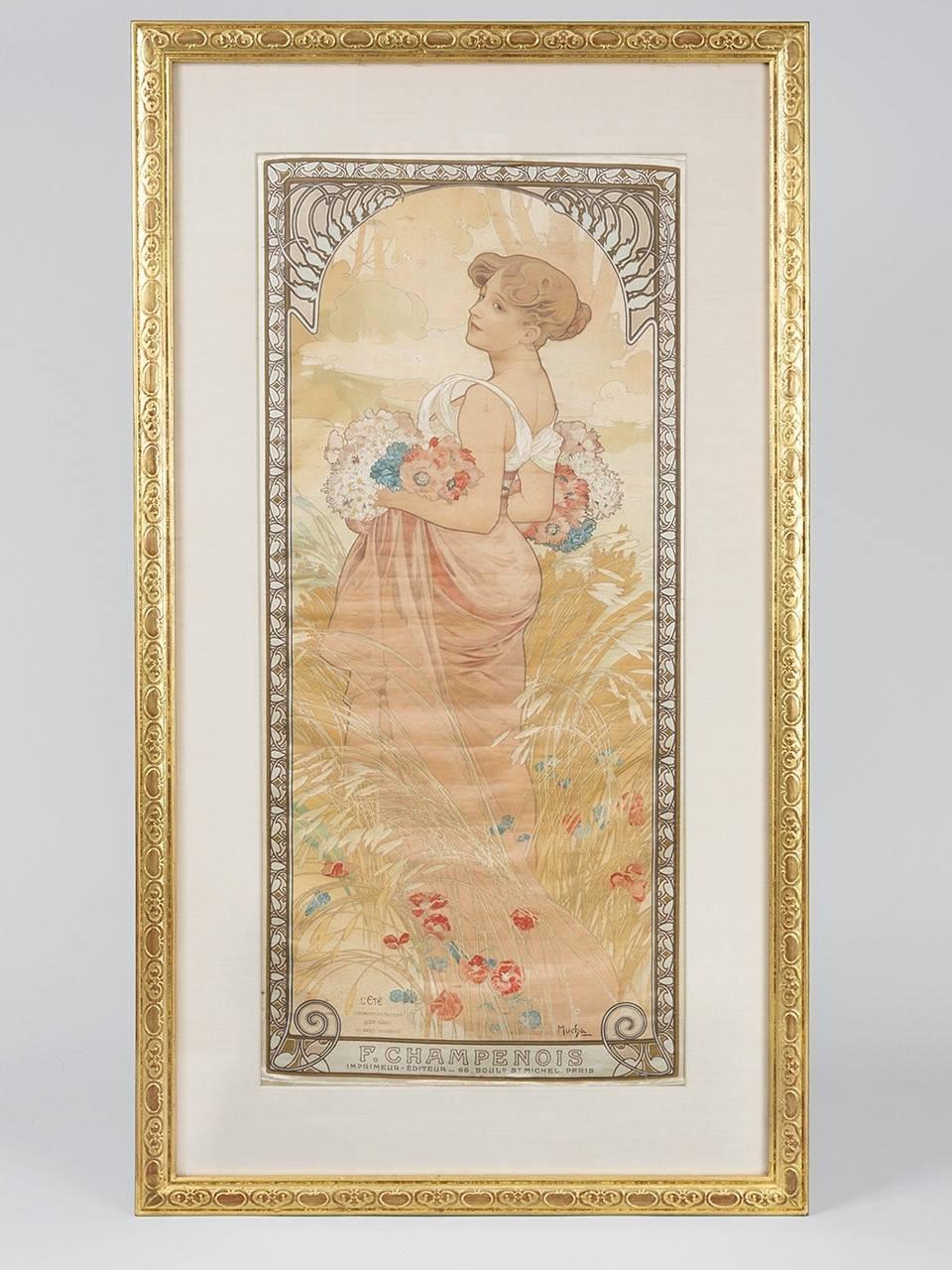 alphonse mucha lithograph