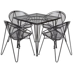 Four-Seat “Radar” Patio Dining Set by Maurizio Tempestini for Salterini