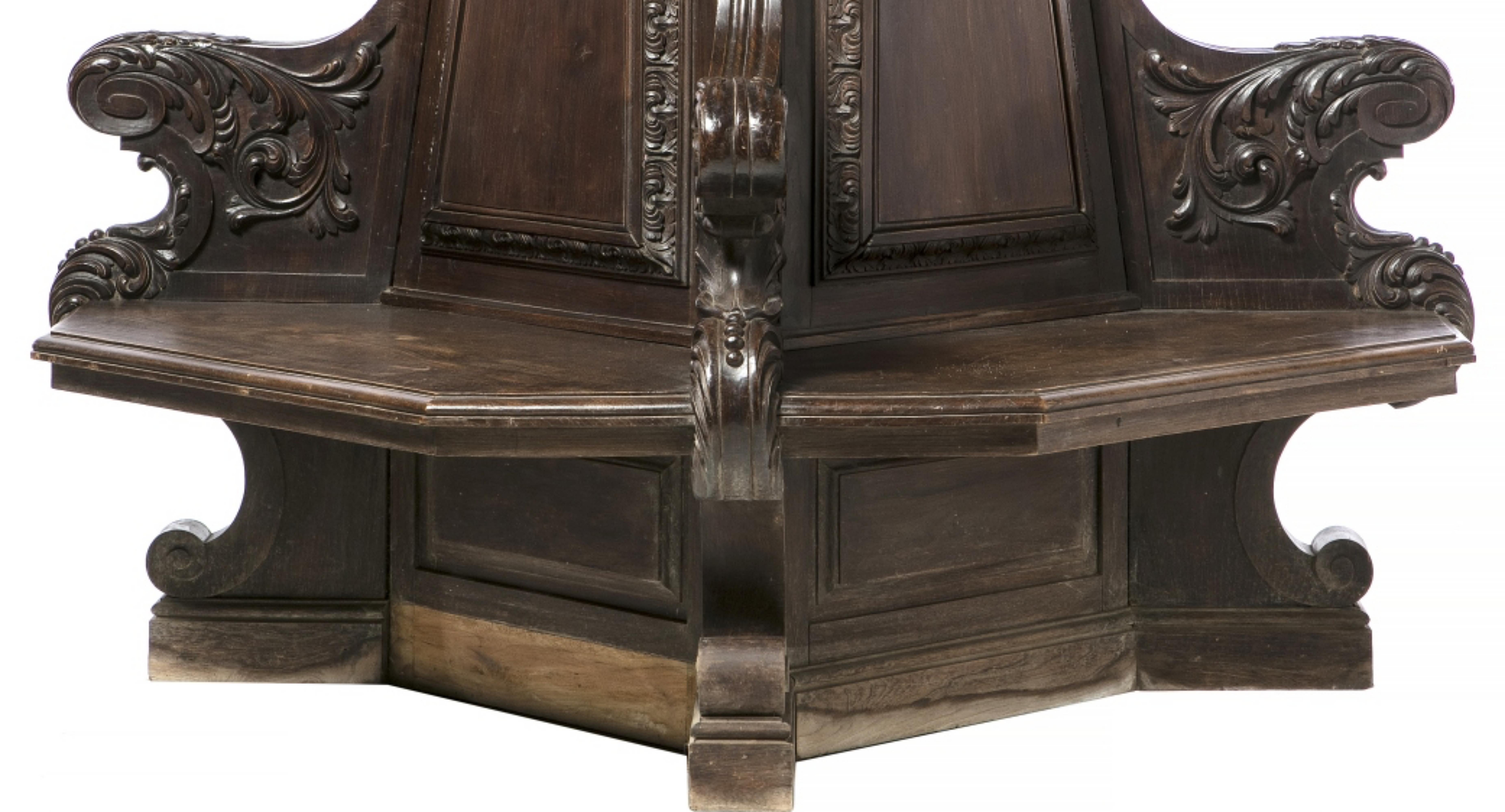 Baroque CHAISE À QUATRE PLACES  Portugais, à partir du 18ème siècle en vente