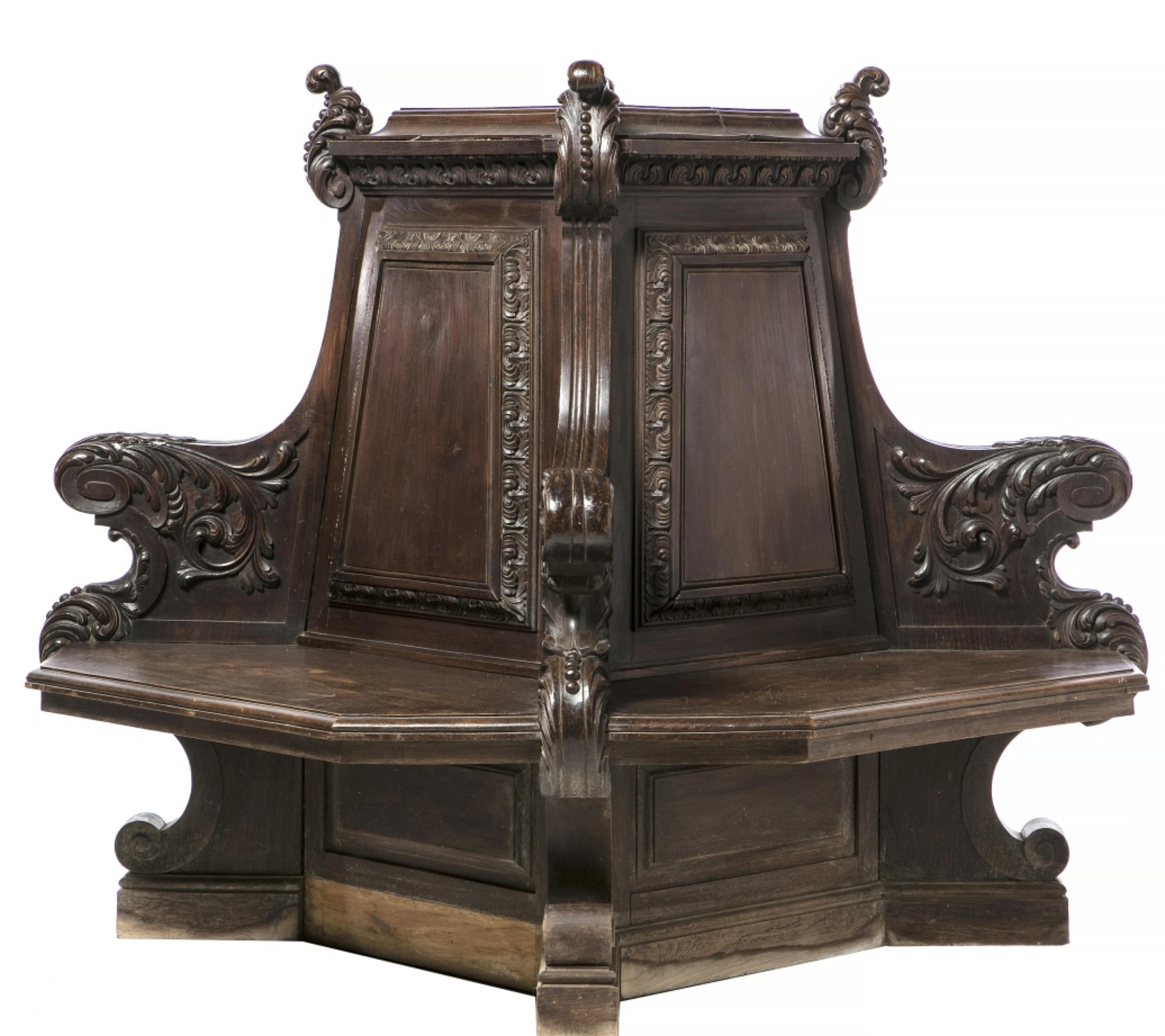 XVIIIe siècle et antérieur CHAISE À QUATRE PLACES  Portugais, à partir du 18ème siècle en vente