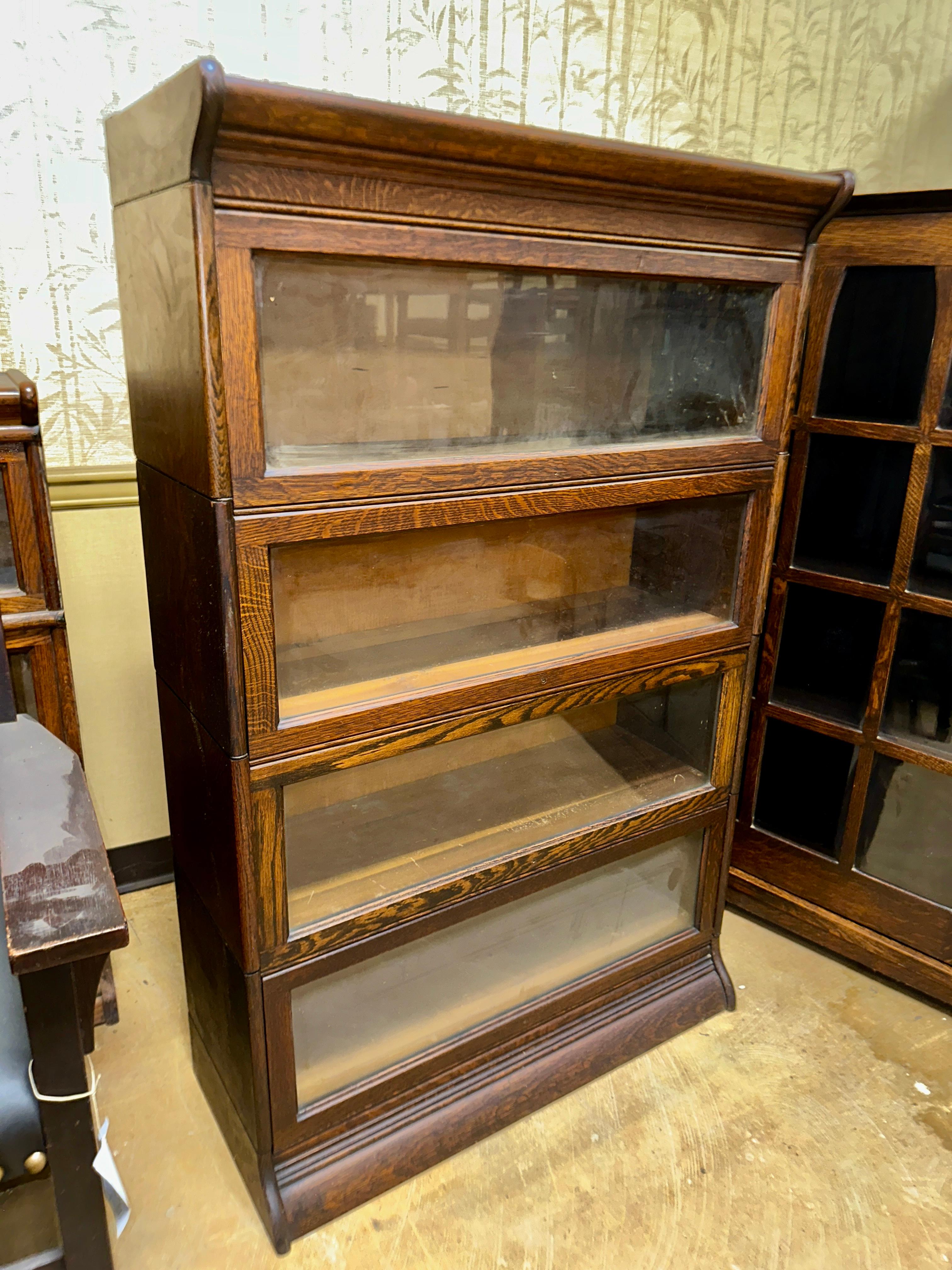 Four Section Barrister Bookcase SIGNED by 