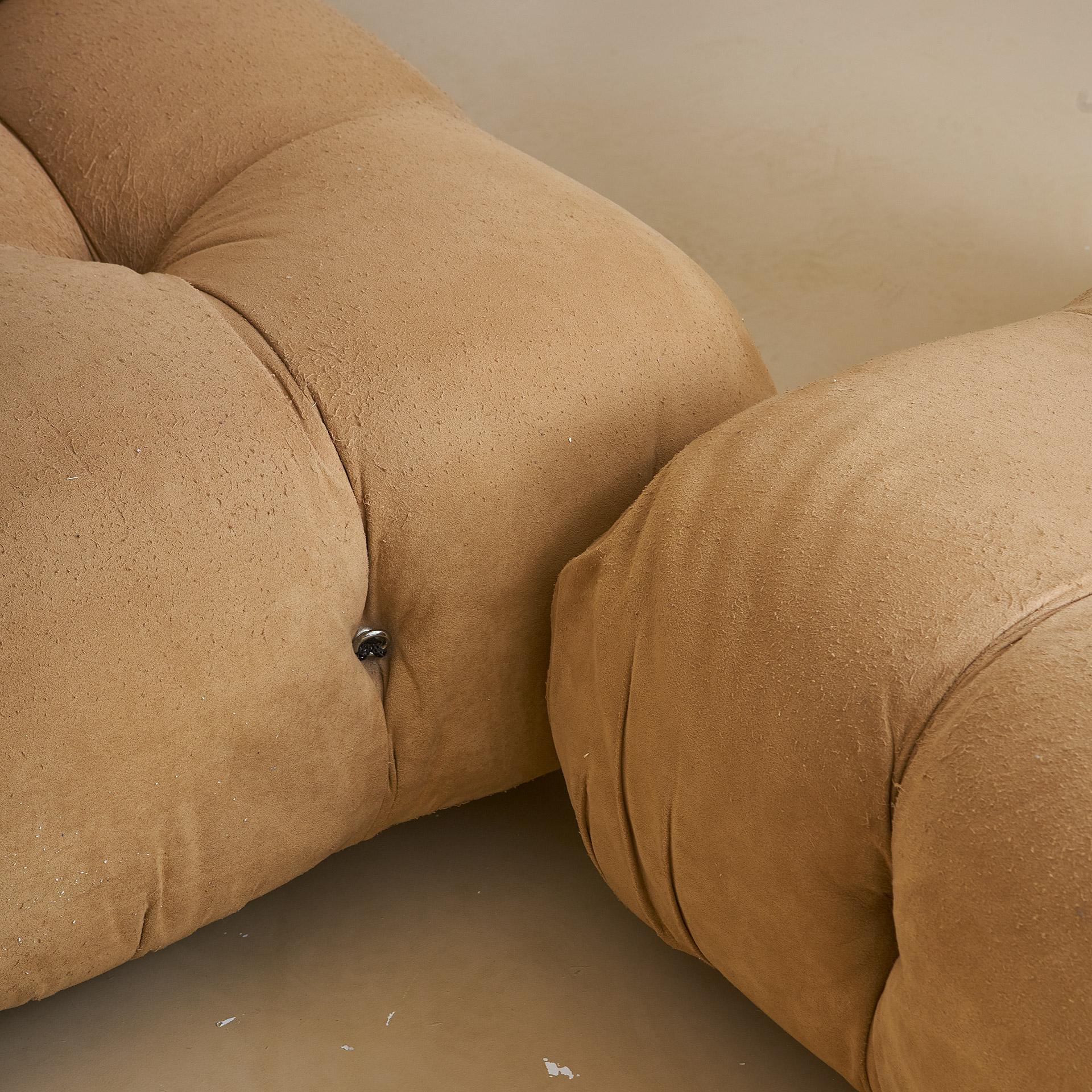 Modern Four Section Camaleonda Sofa by Mario Bellini for B & B Italia, Italy 1970s