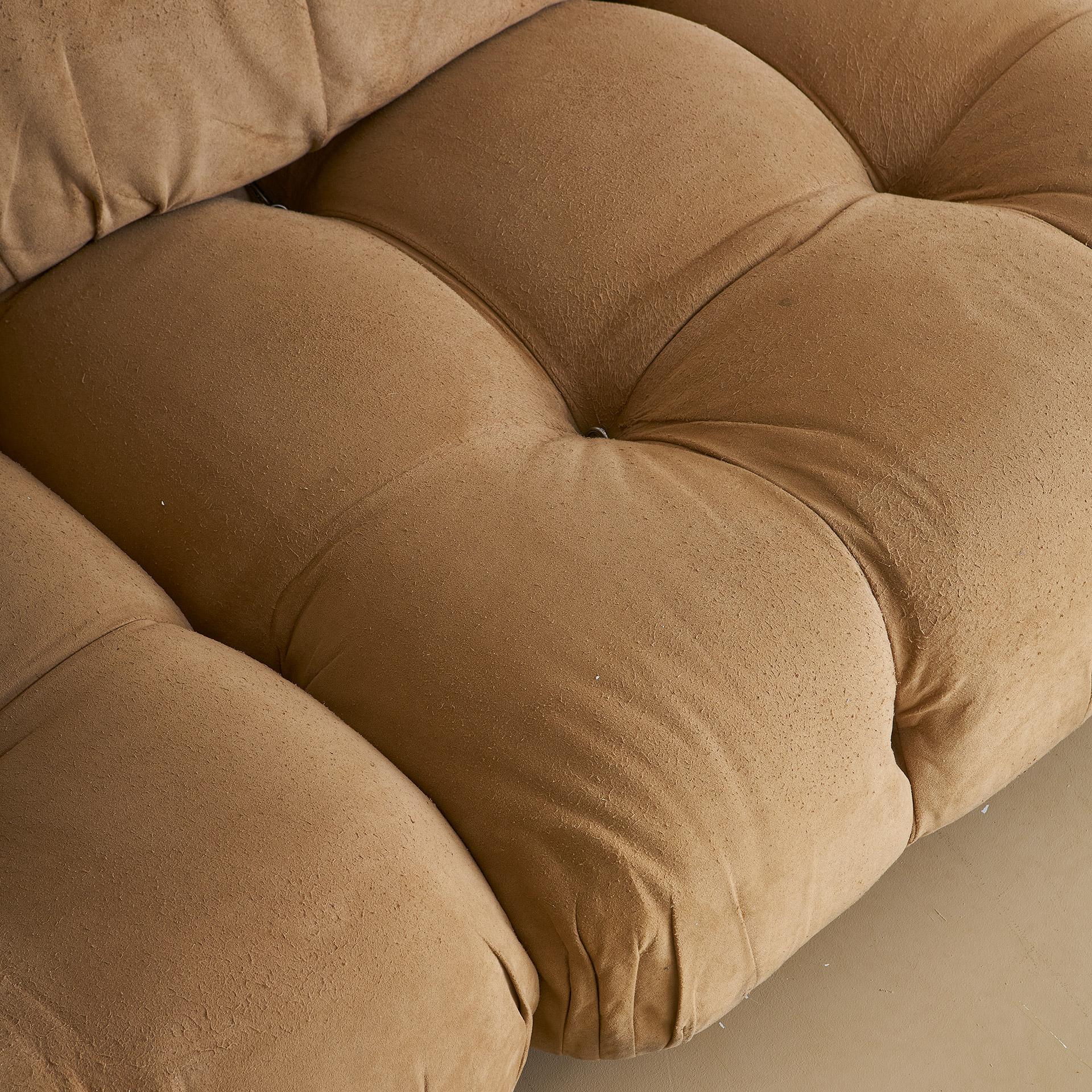 Four Section Camaleonda Sofa by Mario Bellini for B & B Italia, Italy 1970s In Good Condition In Chicago, IL