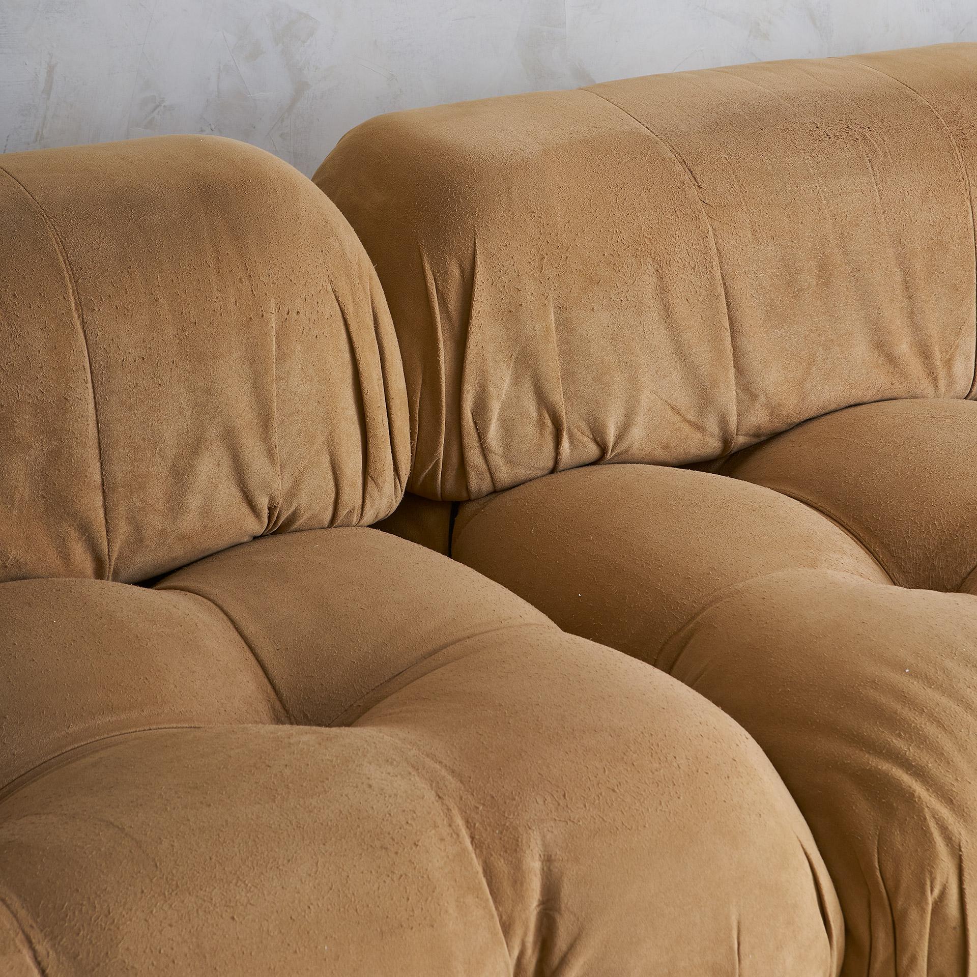 Late 20th Century Four Section Camaleonda Sofa by Mario Bellini for B & B Italia, Italy 1970s