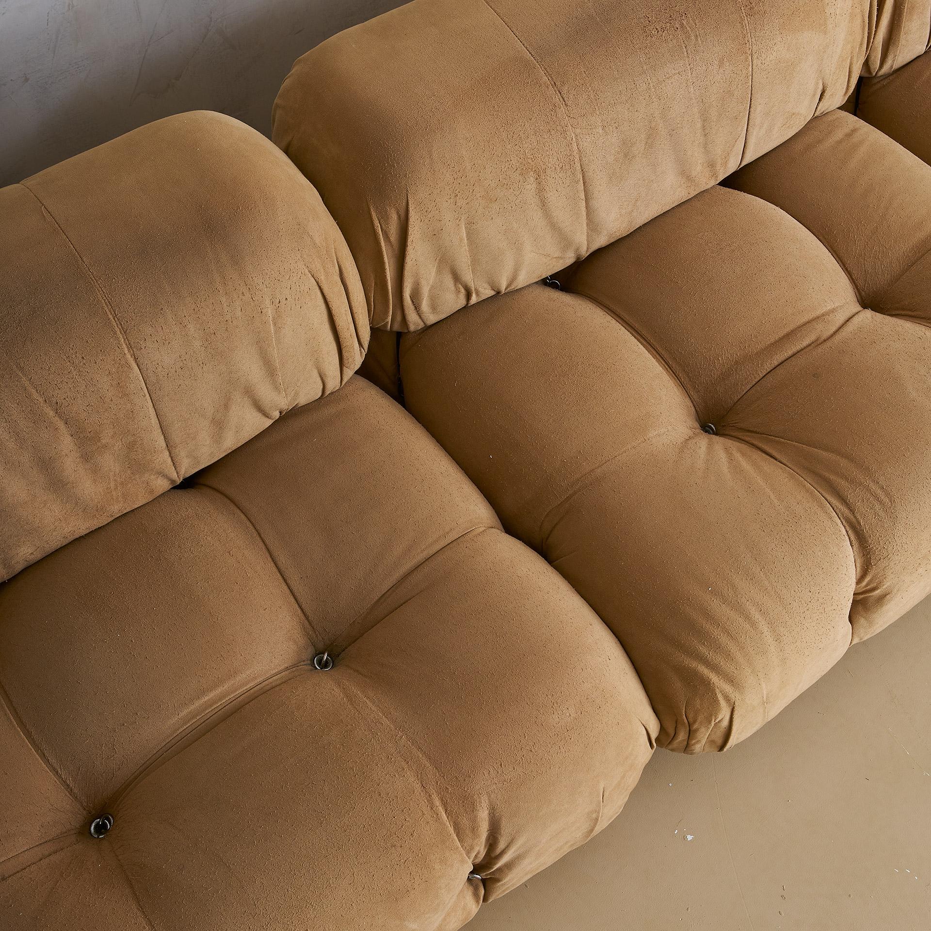 Wool Four Section Camaleonda Sofa by Mario Bellini for B & B Italia, Italy 1970s