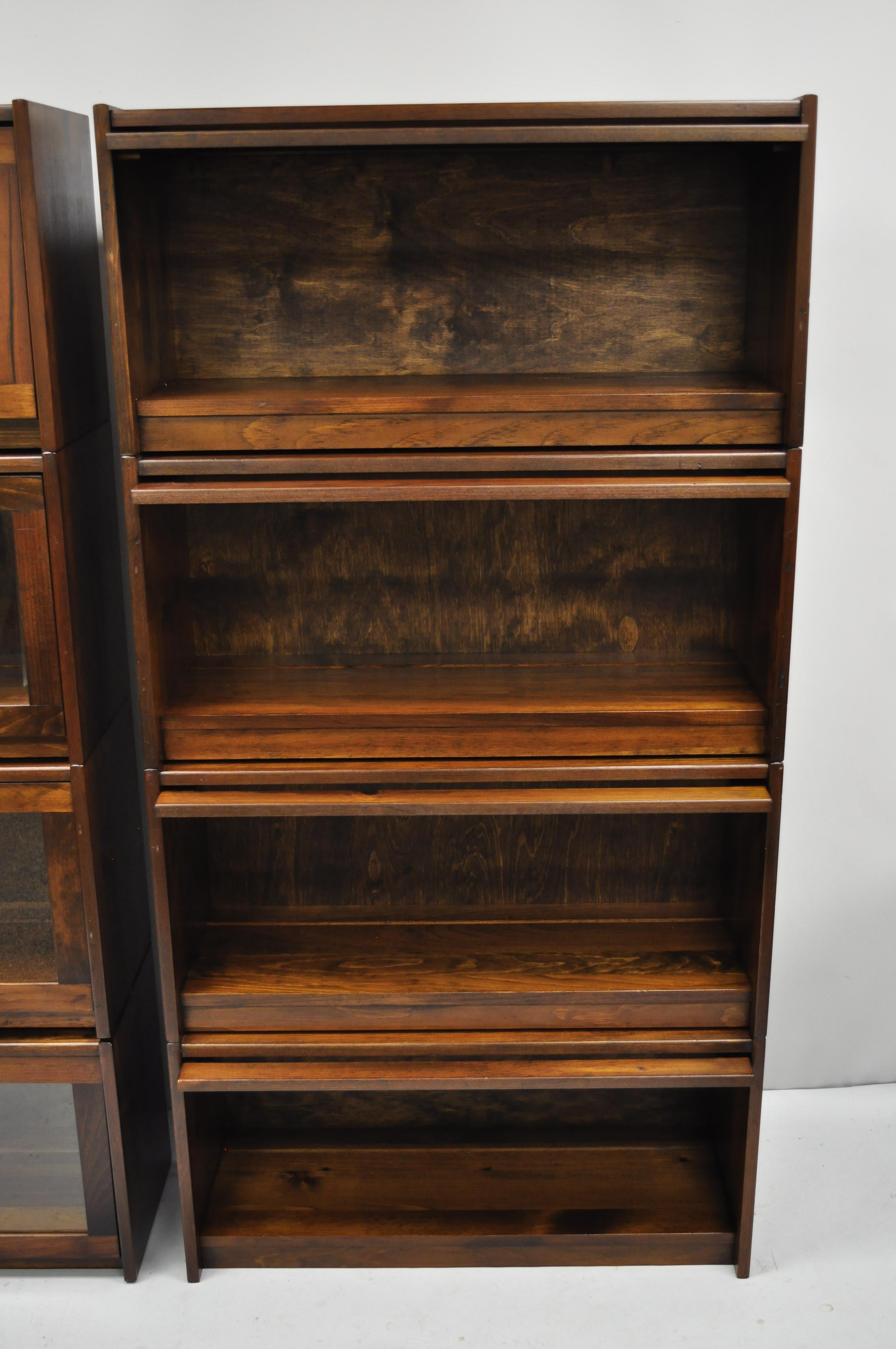 barrister bookcase with glass doors