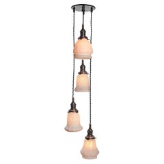 Four Shade Cascading Ceiling Lamp