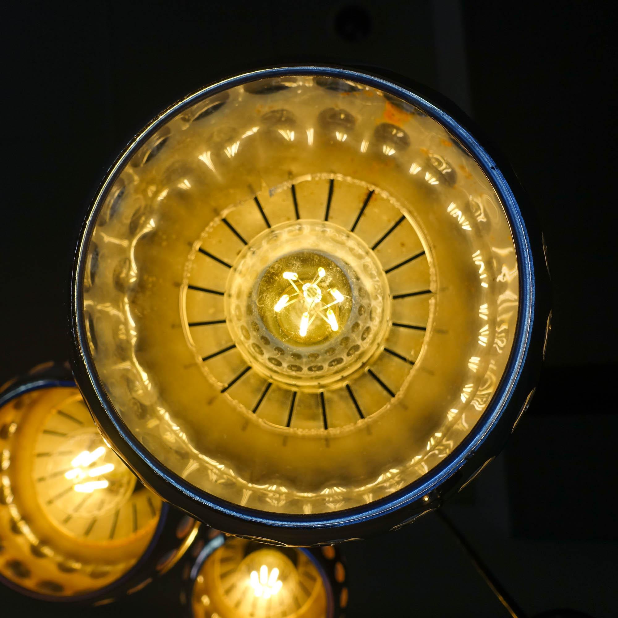 Lampe cascade à quatre abat-jour, modèle « Symphonie », par Euroline, années 1970 en vente 5