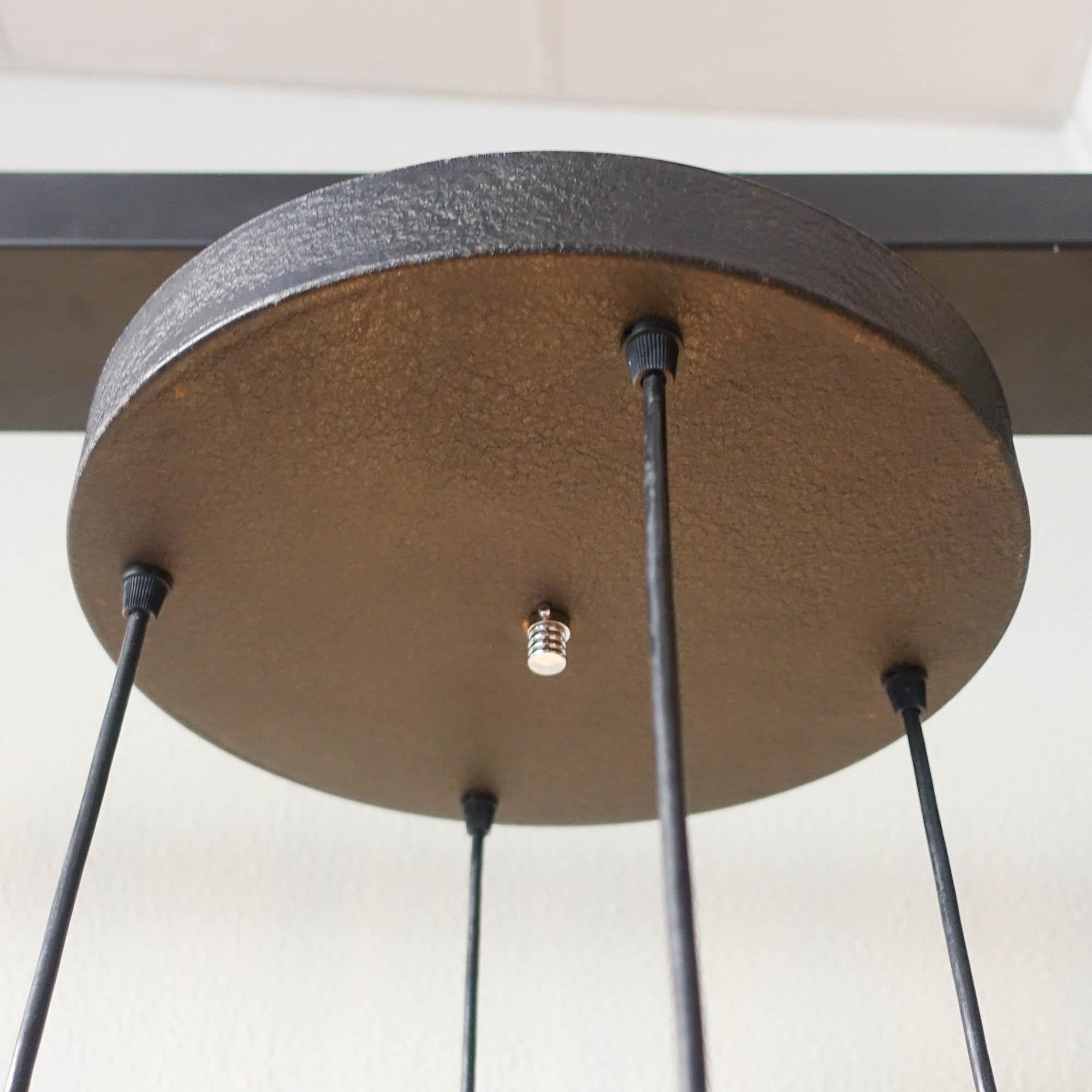 Lampe cascade à quatre abat-jour, modèle « Symphonie », par Euroline, années 1970 en vente 9
