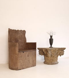 Four Sided Corinthian Style Capital Coffee Table or Side Table