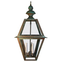 Four-Sides Hanging Copper Lantern