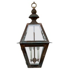 Four-Sides Hanging Copper Lantern