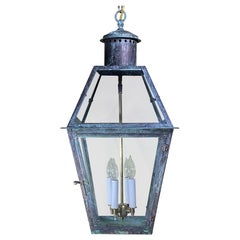 Four-Sides Hanging Copper Lantern