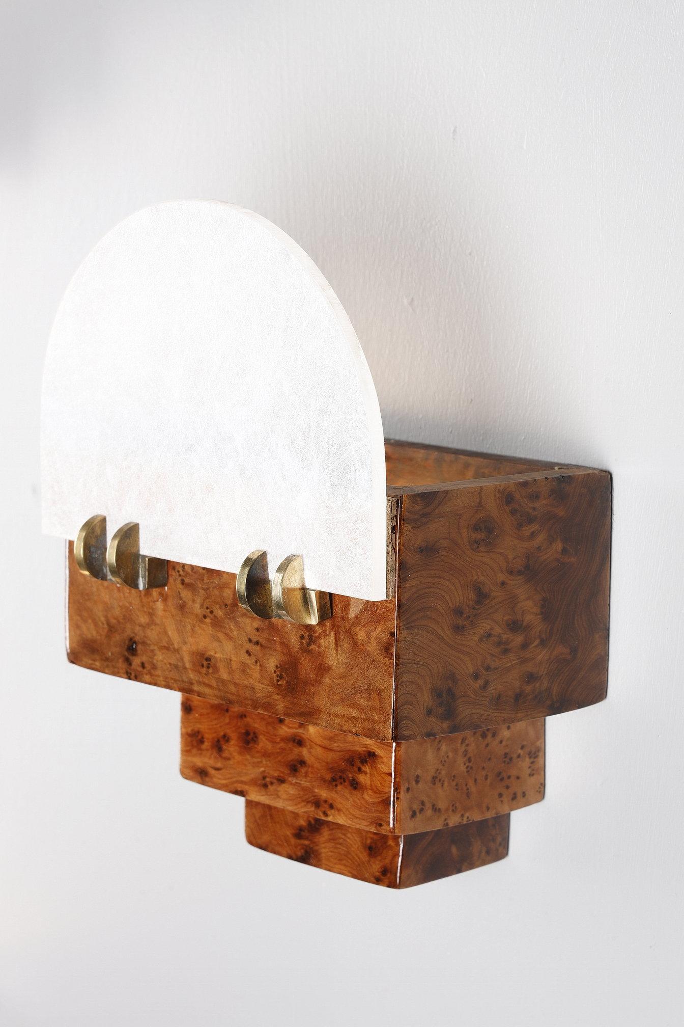 Cuatro pequeños apliques Art Déco en venta 3