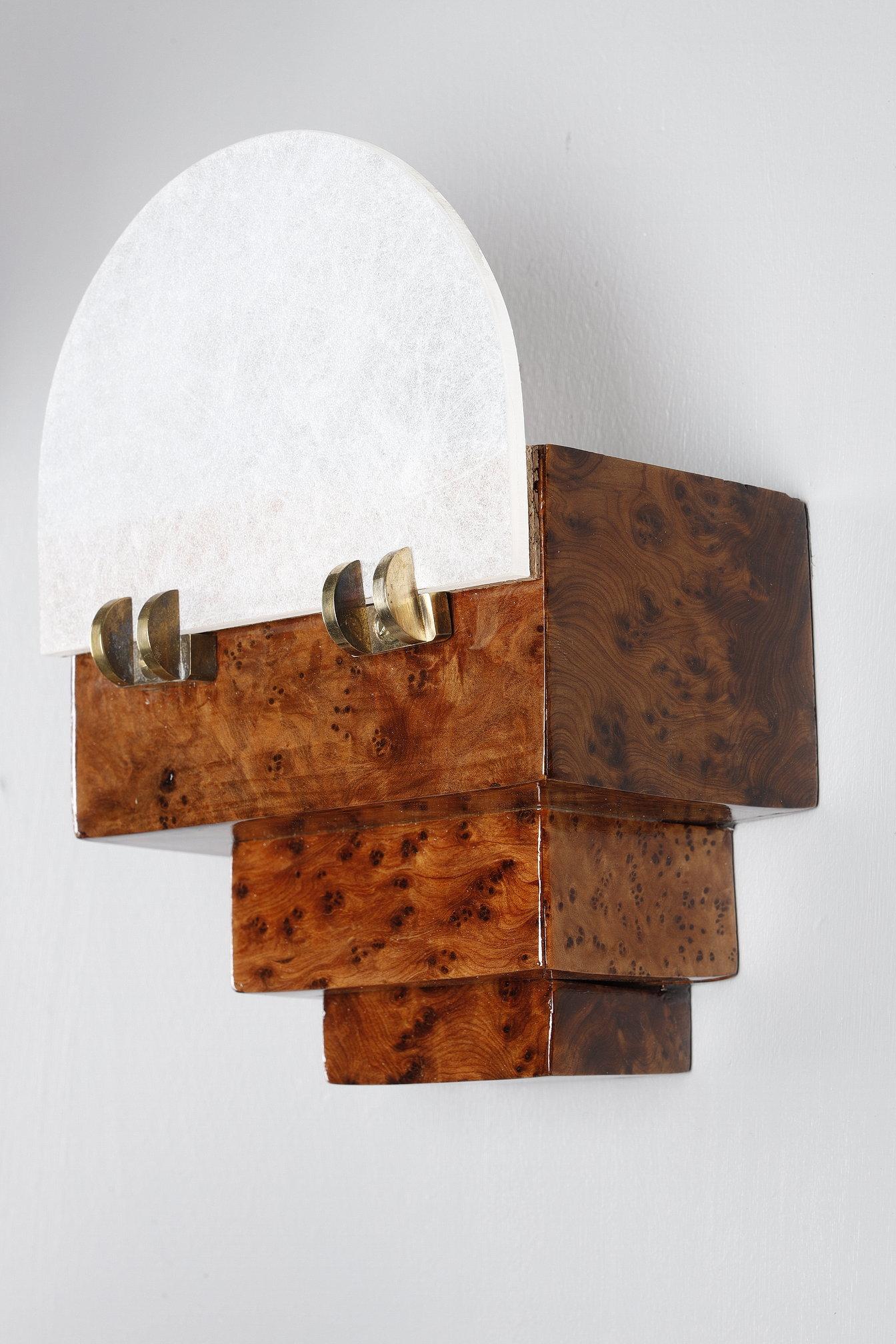 Cuatro pequeños apliques Art Déco en venta 1