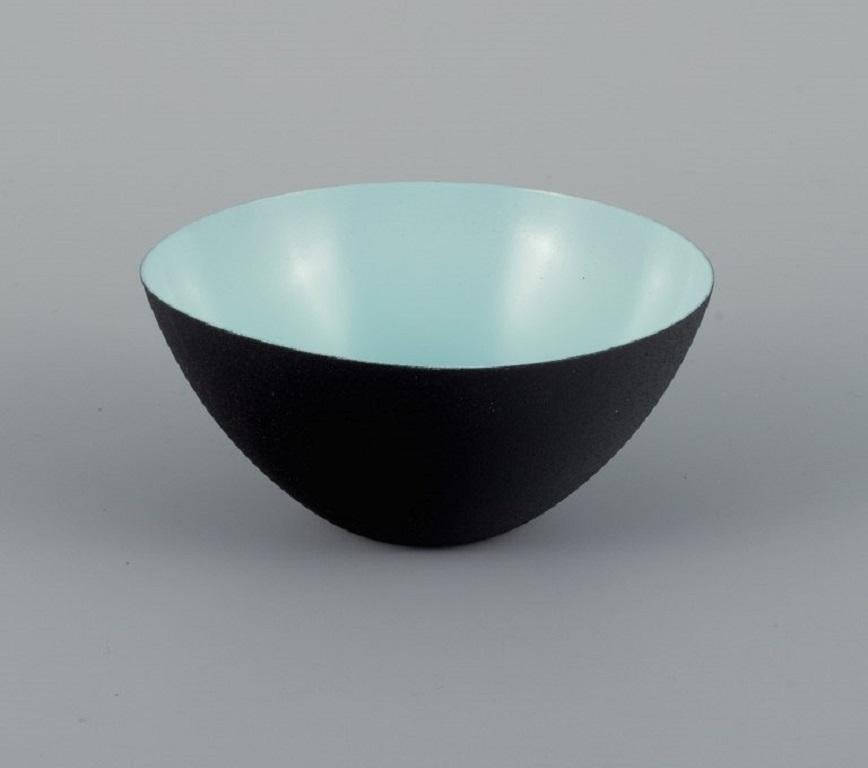 Scandinavian Modern Four Small Krenit Bowls in Metal. Design by Hermann Krenchel For Sale
