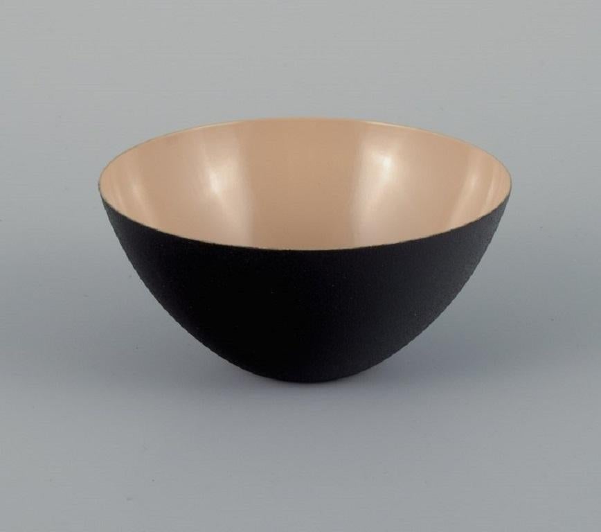 Swedish Four Small Krenit Bowls in Metal. Design by Hermann Krenchel For Sale