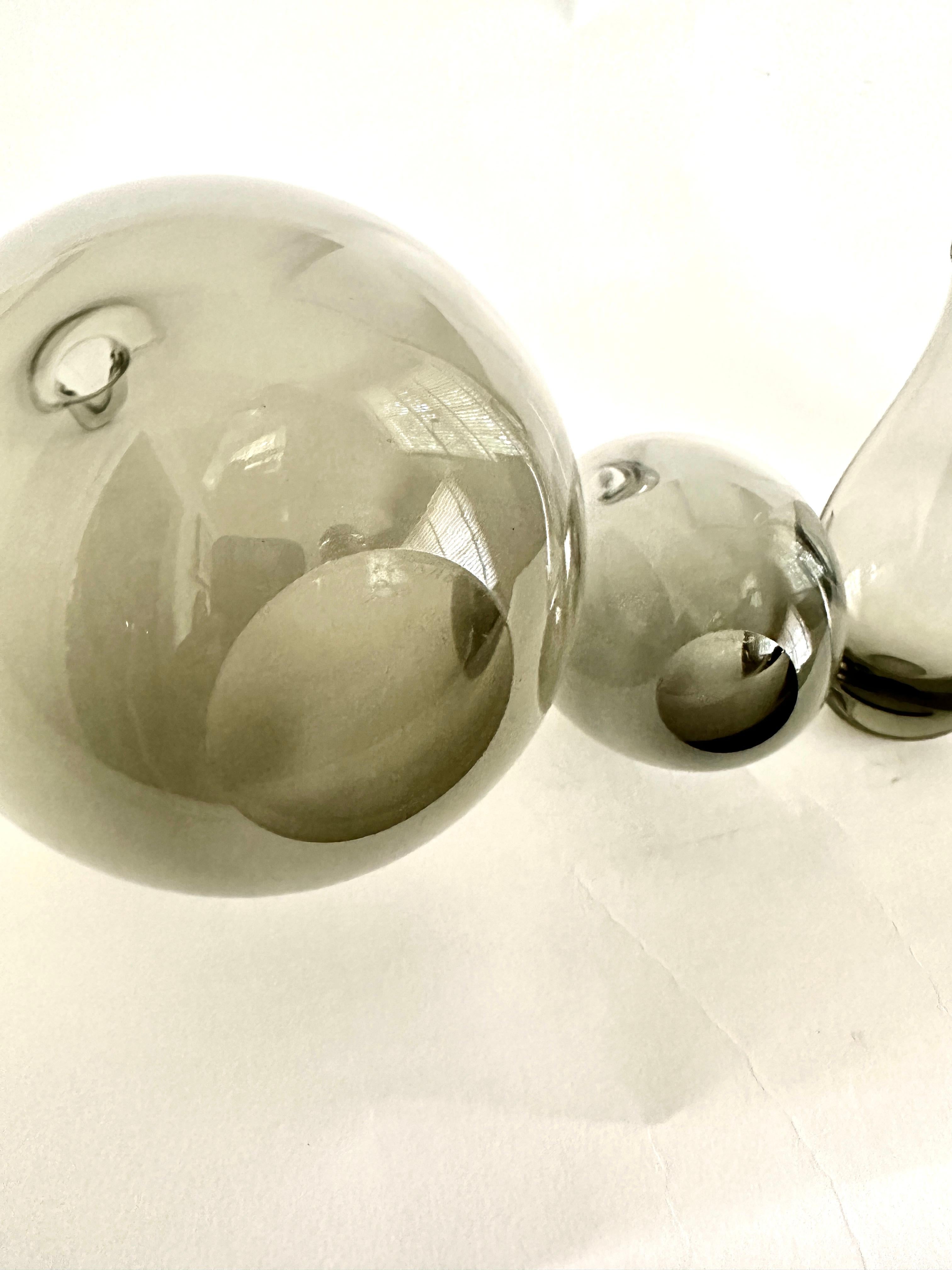 Four Smoky Gray Per Lütken Designed Duckling Vases From Holmegaard For Sale 4