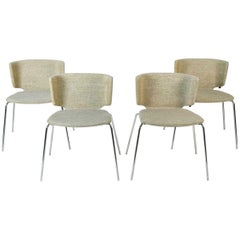 Four Steelcase Coalesse Wrapp Side Chairs