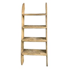Four Step Wood Ships Deck Ladder