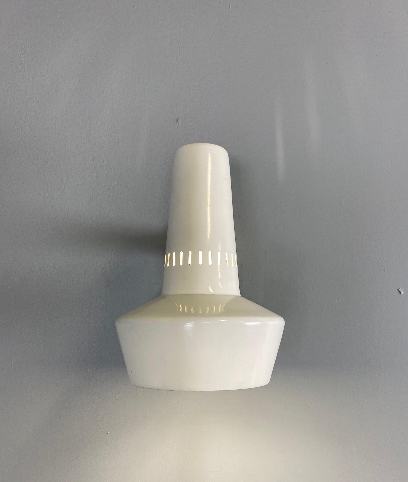 Italian Four Stilnovo Brass Adjustable Wall Lamp, 1960s