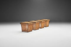 Four Storage Baskets by Dirk van Sliedregt (attr.) for Rohé, Netherlands 1960s