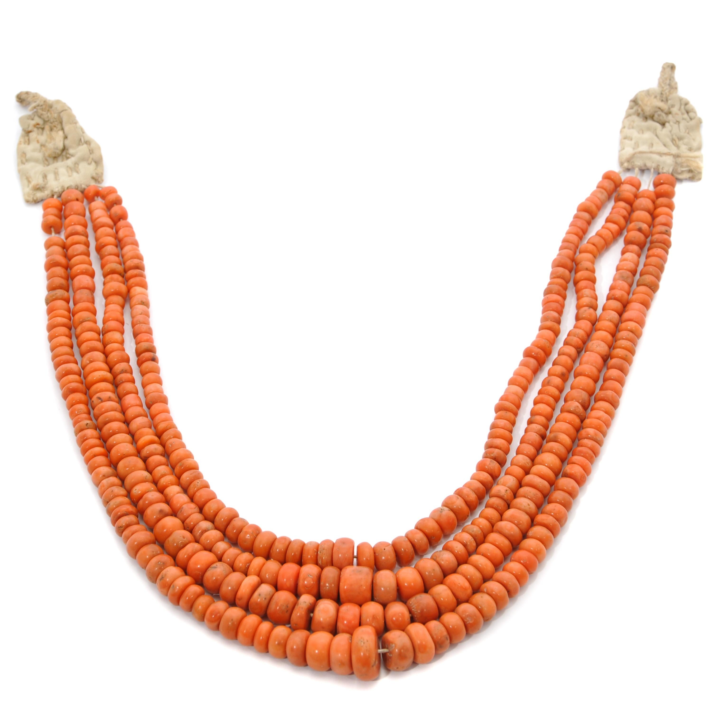 coral-beaded