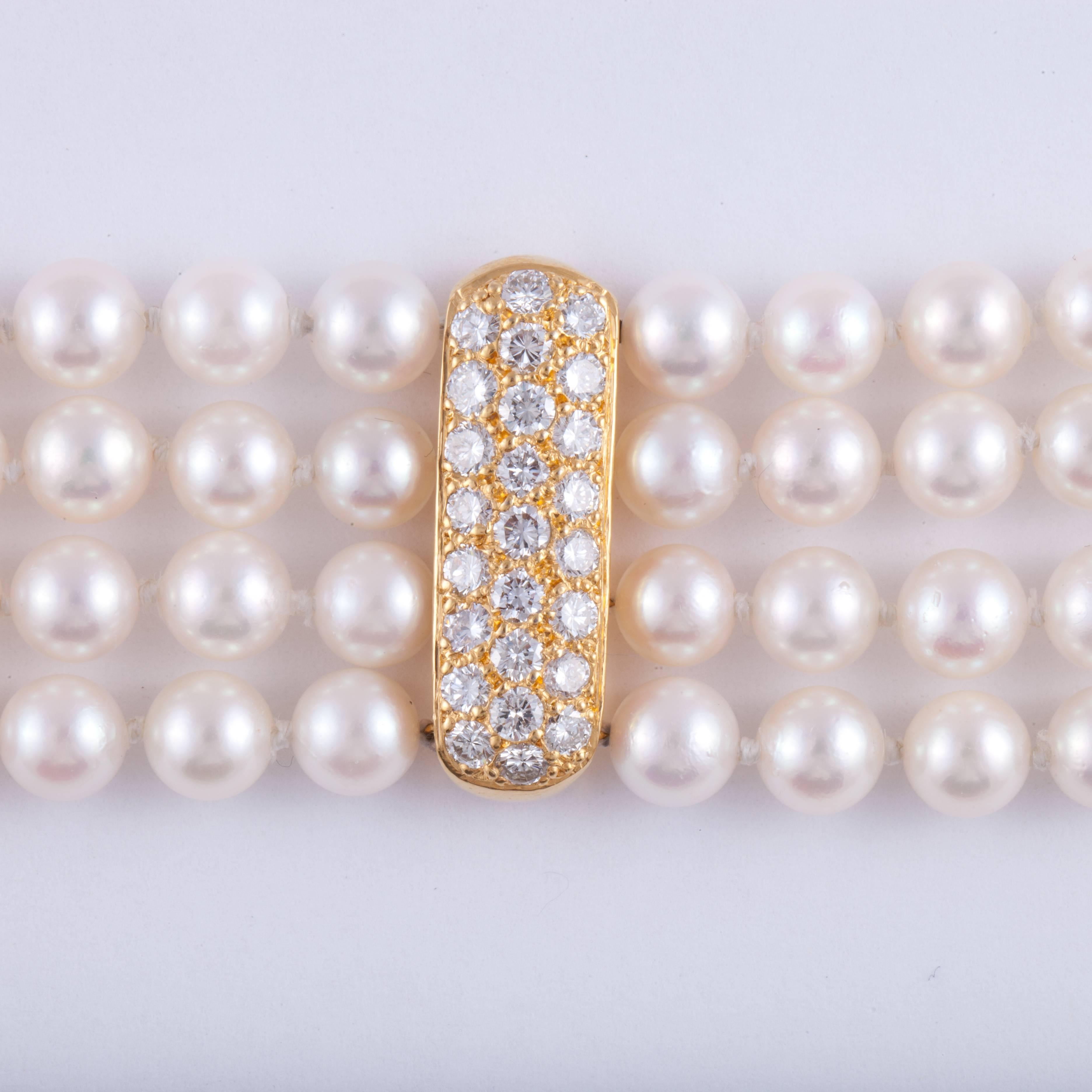 pearl bracelet multi strand