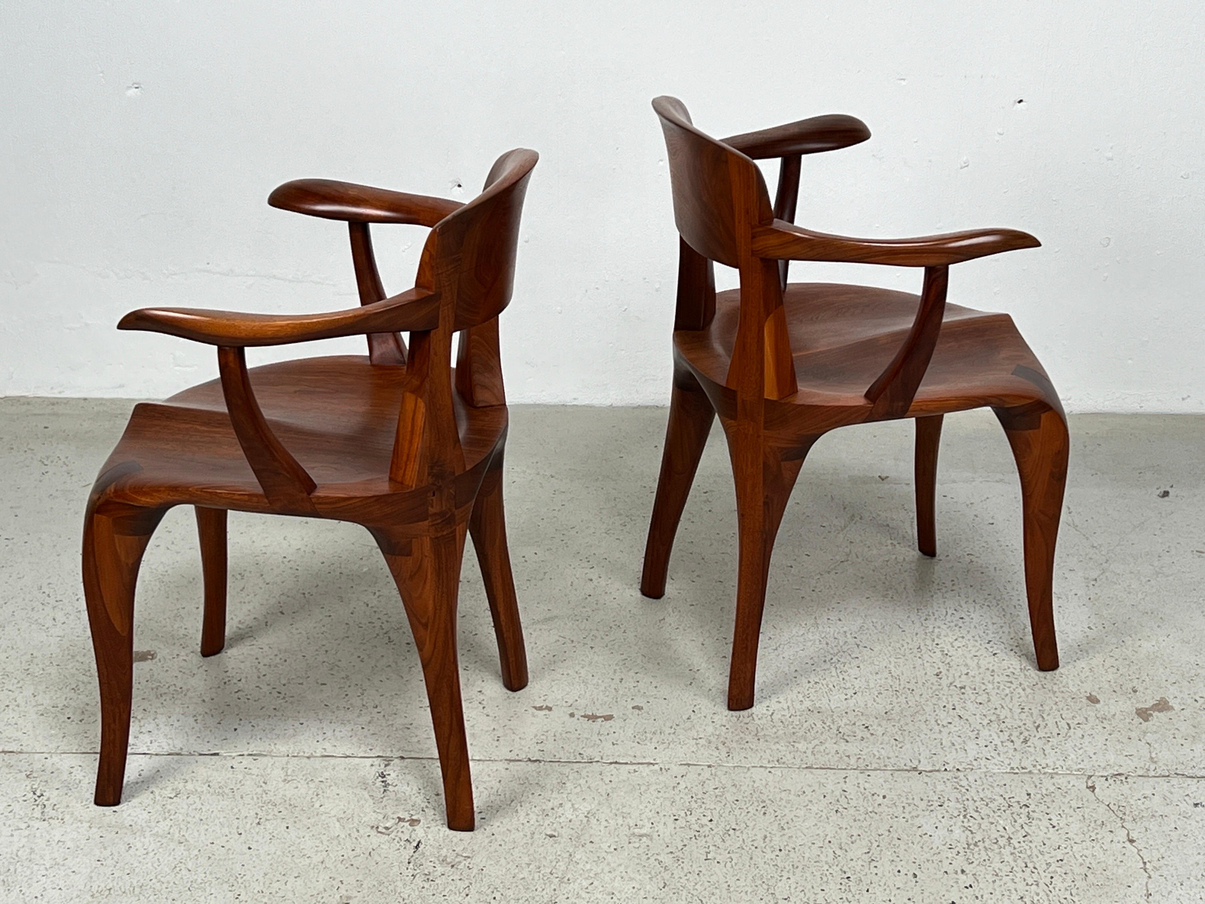 Four Studio Craft Chairs by Victor DiNovi  For Sale 6