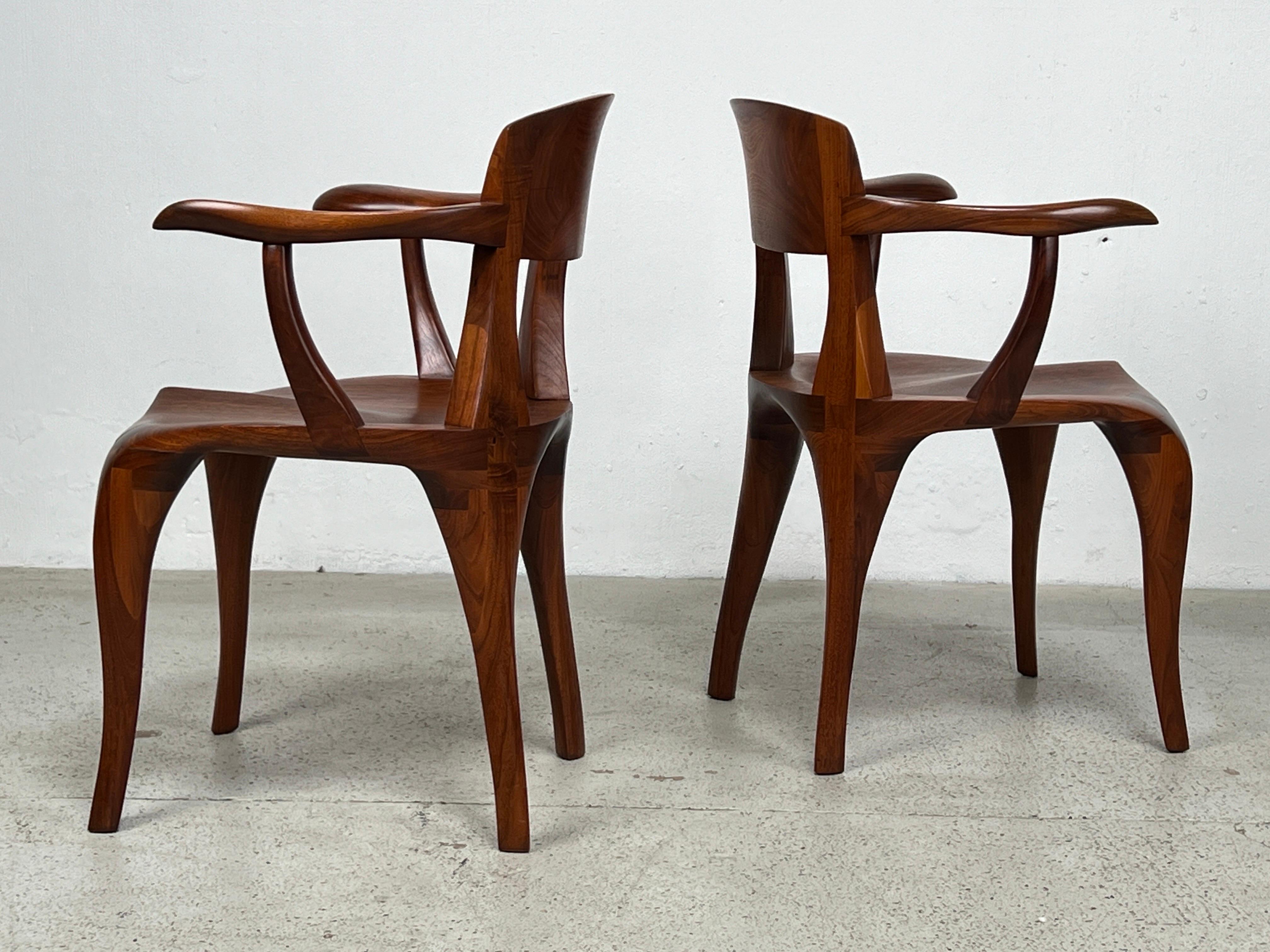 Four Studio Craft Chairs by Victor DiNovi  For Sale 7