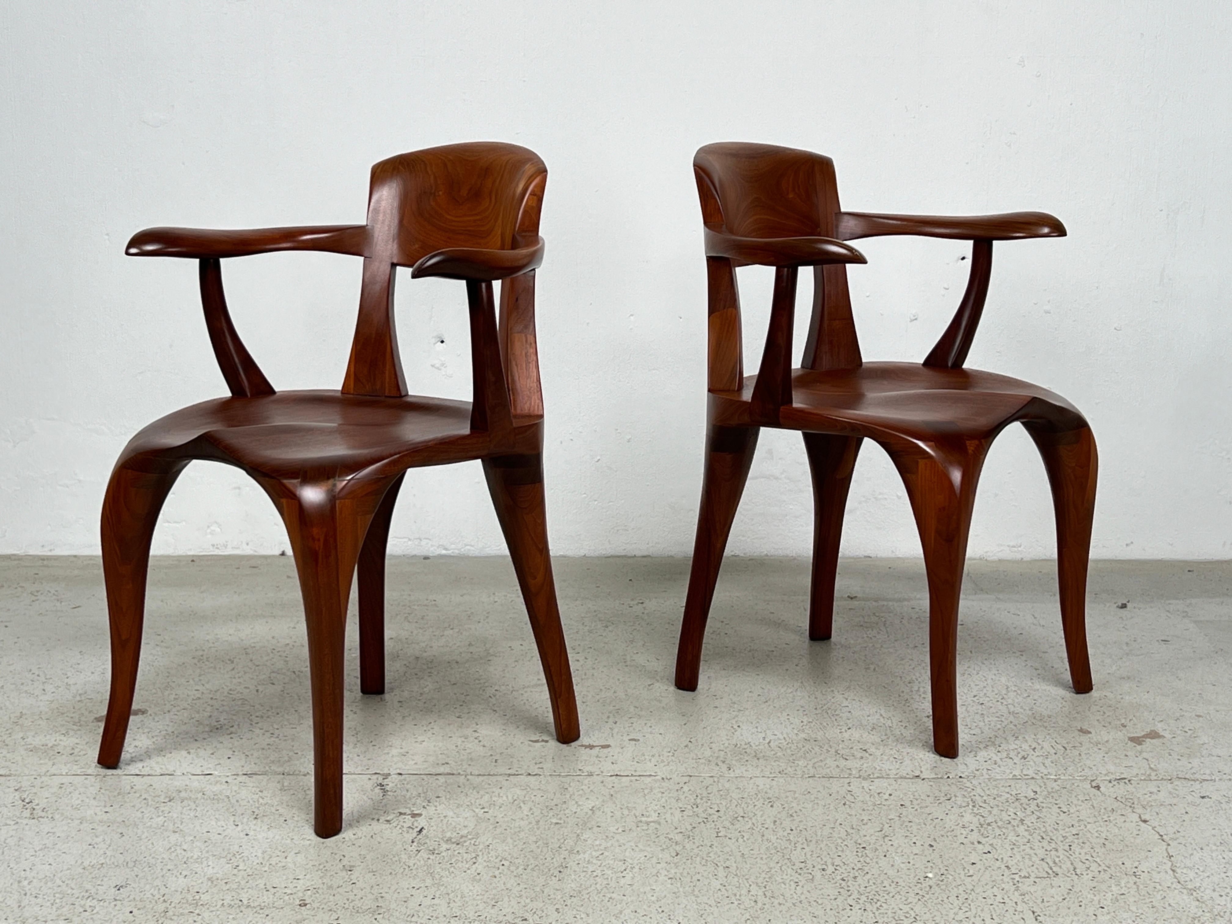 Four Studio Craft Chairs by Victor DiNovi  For Sale 2
