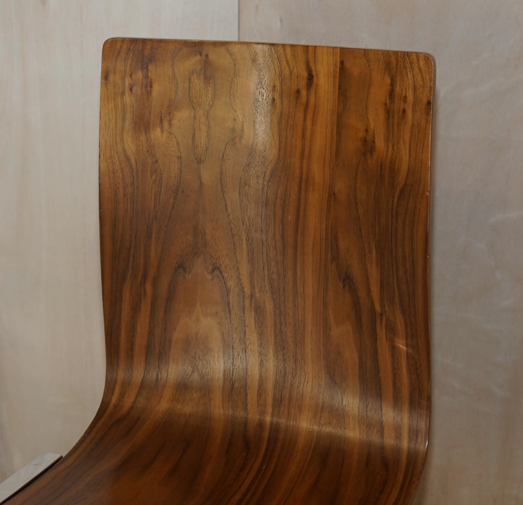 wood and chrome dining chairs