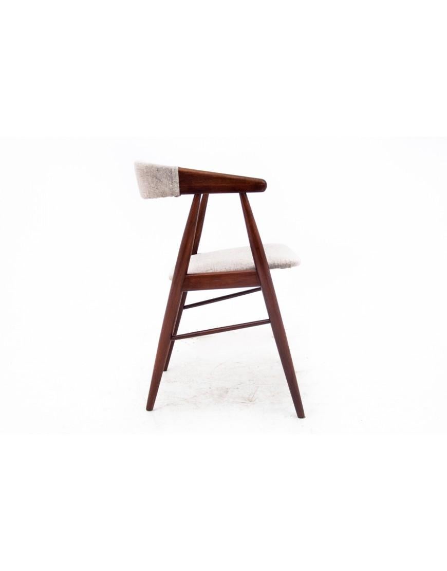 Vier Teakholzstühle von Ejner Larsen & Aksel Bender Madsen, Dänemark, 1960er Jahre. im Angebot 4