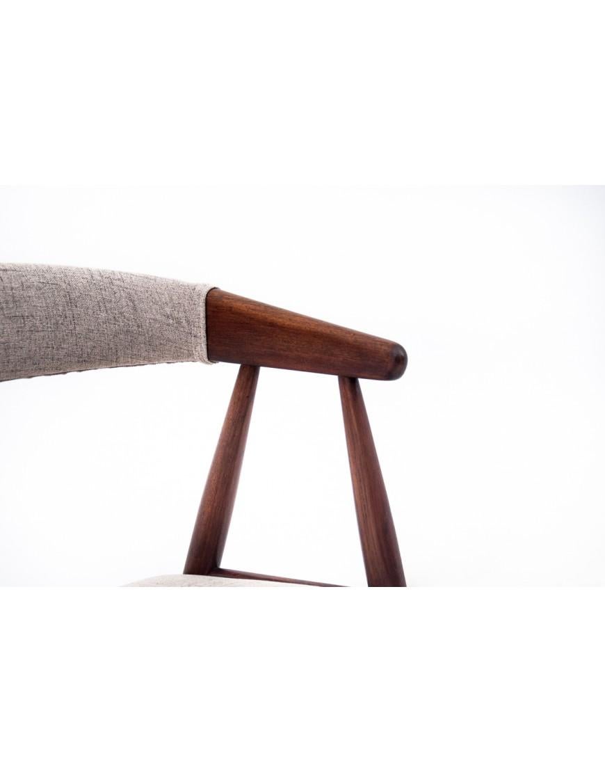 Vier Teakholzstühle von Ejner Larsen & Aksel Bender Madsen, Dänemark, 1960er Jahre. im Angebot 1