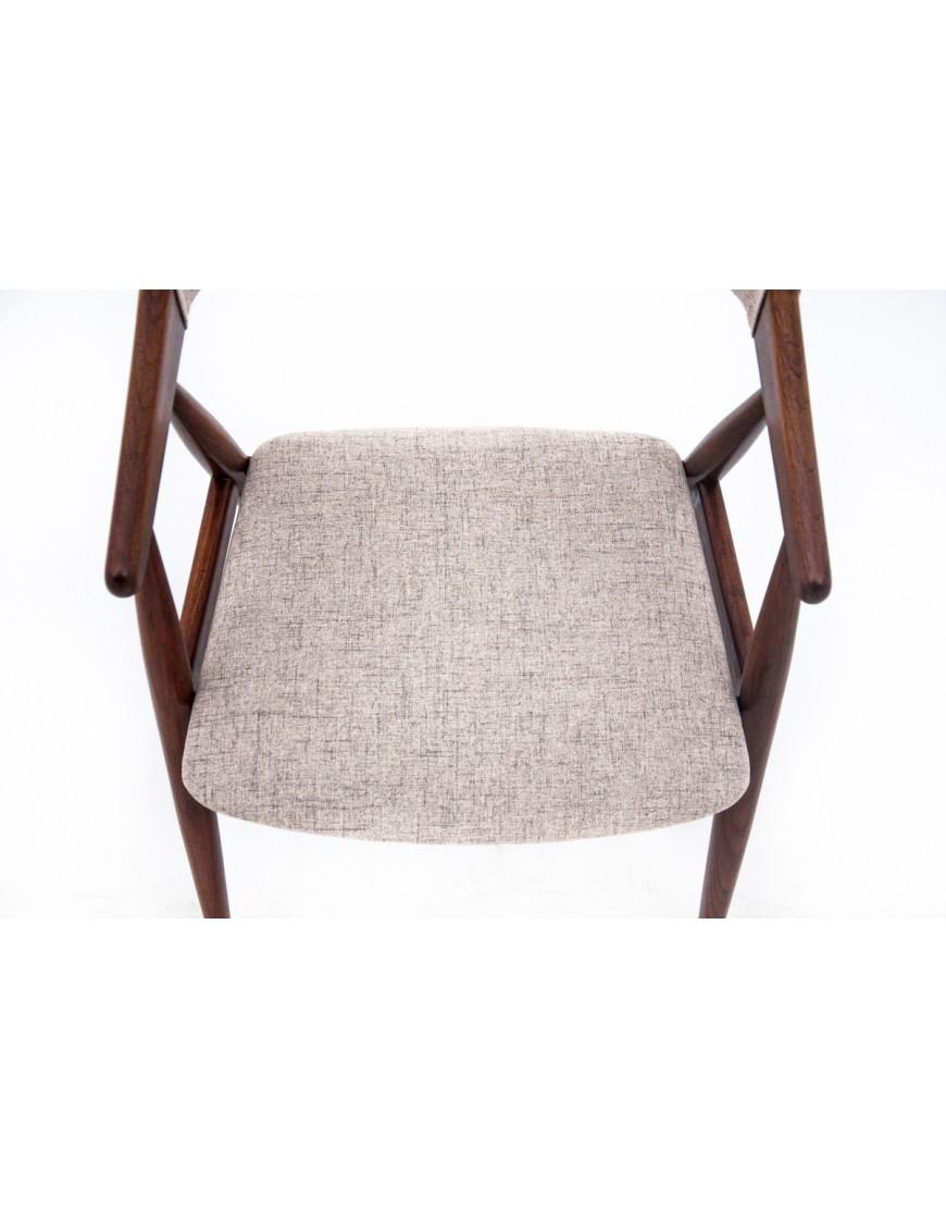 Vier Teakholzstühle von Ejner Larsen & Aksel Bender Madsen, Dänemark, 1960er Jahre. im Angebot 2